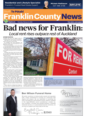 Cover of Franklin County News