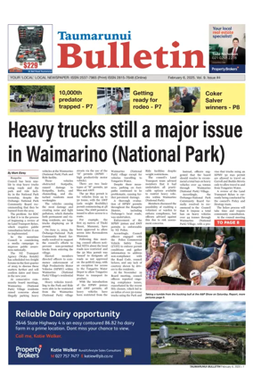 Cover of Taumarunui Bulletin