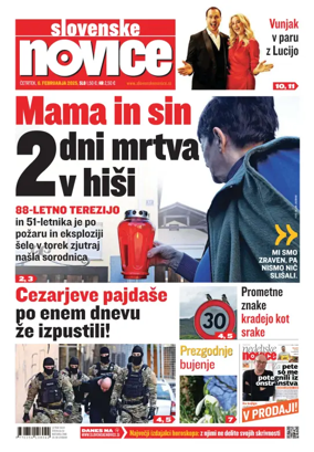Cover of Slovenske Novice