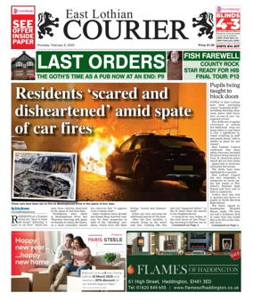 Cover of East Lothian Courier