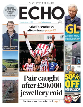 Cover of Gloucestershire Echo