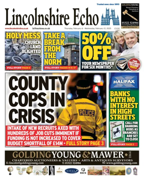 Cover of Lincolnshire Echo