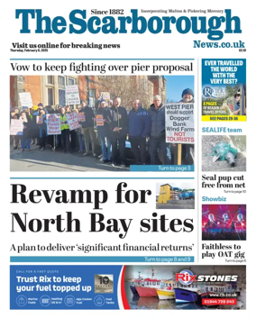 Cover of The Scarborough Evening News