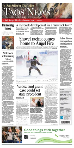 Cover of The Taos News
