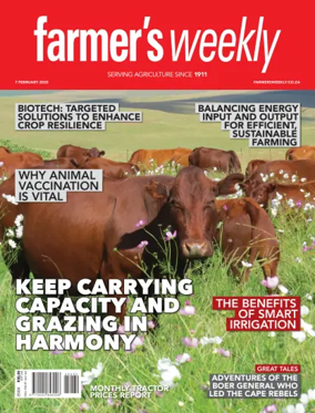 Cover of Farmers Weekly (South Africa)