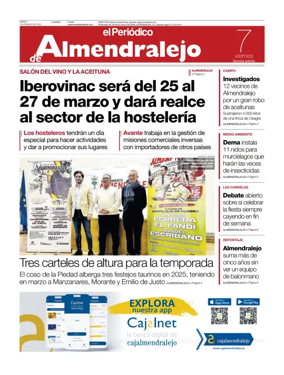 Cover of El Periódico de Almendralejo