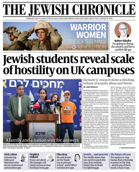 Cover of The Jewish Chronicle