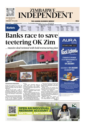 Cover of The Zimbabwe Independent