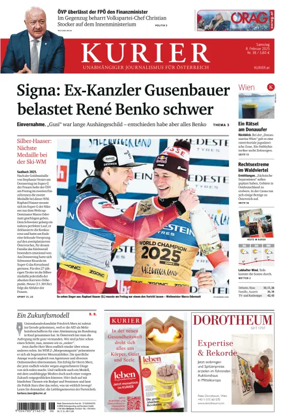 Cover of Kurier (Samstag)