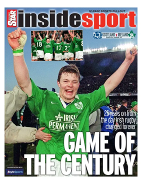 Cover of Irish Daily Star - Inside Sport