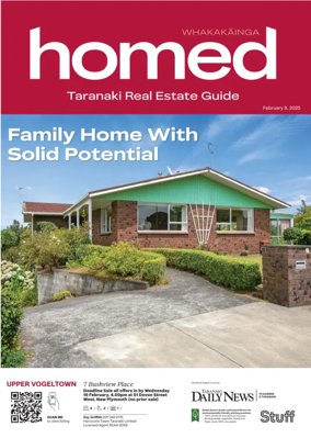 Cover of Homed Taranaki Daily News