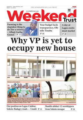 Cover of Weekly Trust