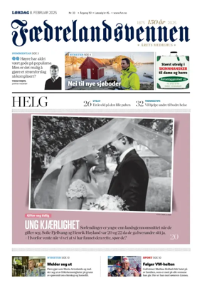 Cover of Faedrelandsvennen