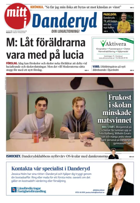 Cover of Danderyds Nyheter