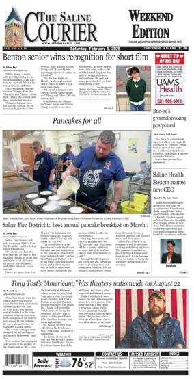 Cover of The Saline Courier Weekend