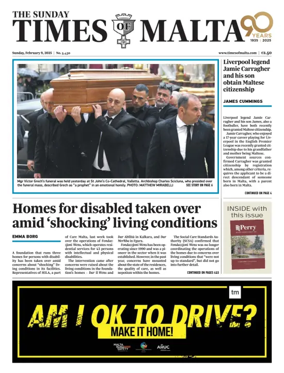 Cover of The Sunday Times of Malta
