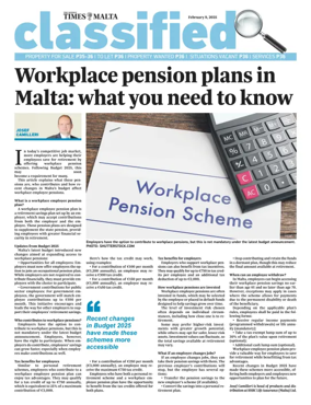 Cover of The Sunday Times of Malta - Classified