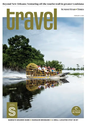 Cover of Sunday Star Times Travel