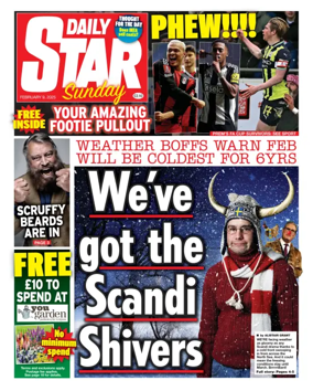 Cover of Daily Star Sunday