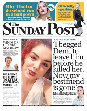 Cover of The Sunday Post (Central Edition)