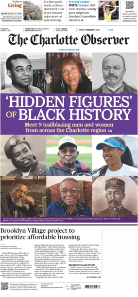 Cover of The Charlotte Observer (Sunday)