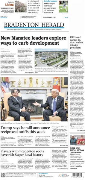 Cover of The Bradenton Herald (Sunday)