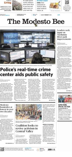 Cover of The Modesto Bee (Sunday)