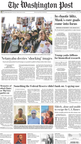 Cover of The Washington Post Sunday