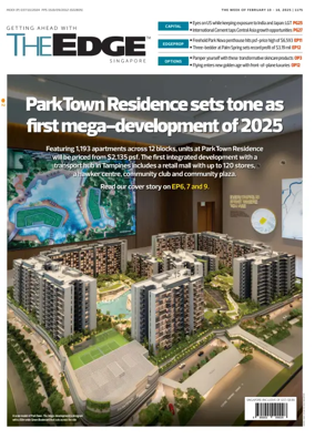 Cover of The Edge Singapore