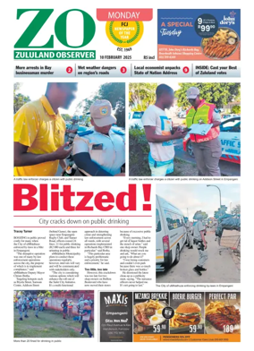 Cover of Zululand Observer - Monday