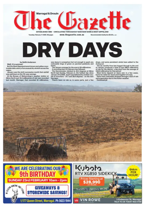 Cover of Warragul & Drouin Gazette