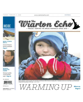 Cover of Wiarton Echo