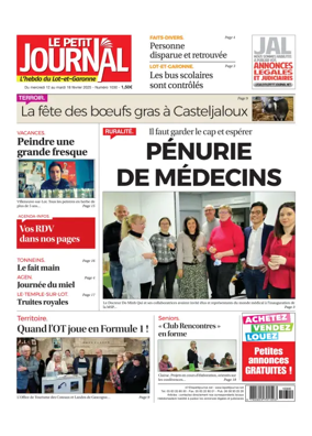 Cover of Le Petit Journal - L'hebdo du Lot-et-Garonne