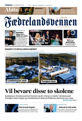 Cover of Faedrelandsvennen