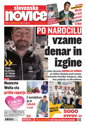 Cover of Slovenske Novice