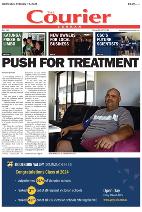 Cover of The Cobram Courier