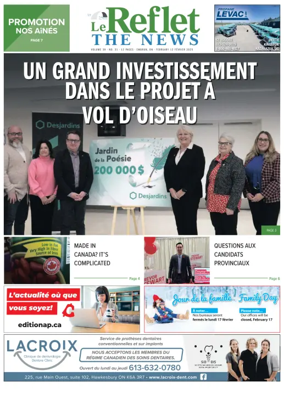 Cover of Le Reflet (The News)