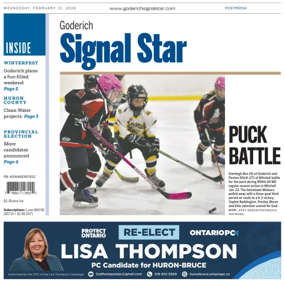 Cover of The Goderich Signal-Star