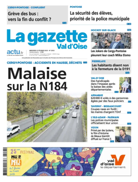 Cover of La Gazette Val d'Oise