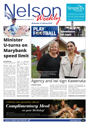 Cover of Nelson Weekly