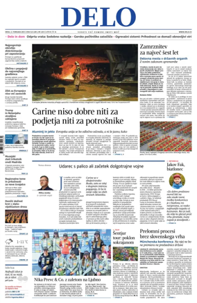 Cover of Delo (Slovenia)