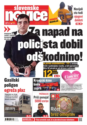Cover of Slovenske Novice