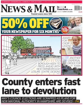 Cover of Aldershot News & Mail