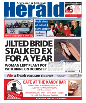 Cover of Ardrossan & Saltcoats Herald