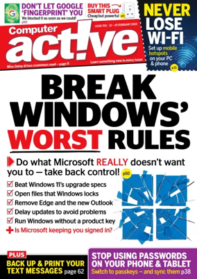 Cover of Computer Active (UK)