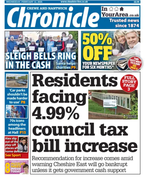 Cover of Crewe Chronicle