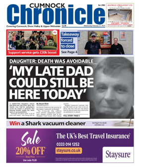 Cover of Cumnock Chronicle