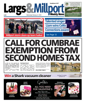 Cover of Largs & Millport Weekly News