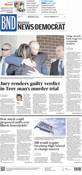 Cover of Belleville News-Democrat