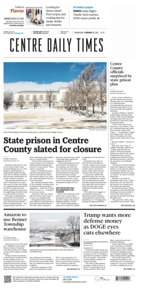 Cover of Centre Daily Times